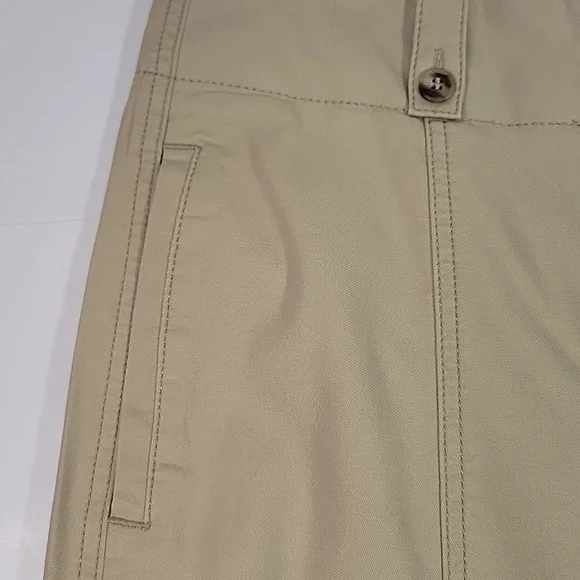 CHICO'S NWT CANVAS WIDE LEG PANTS SZ 2 / 12 - Picture 7 of 14